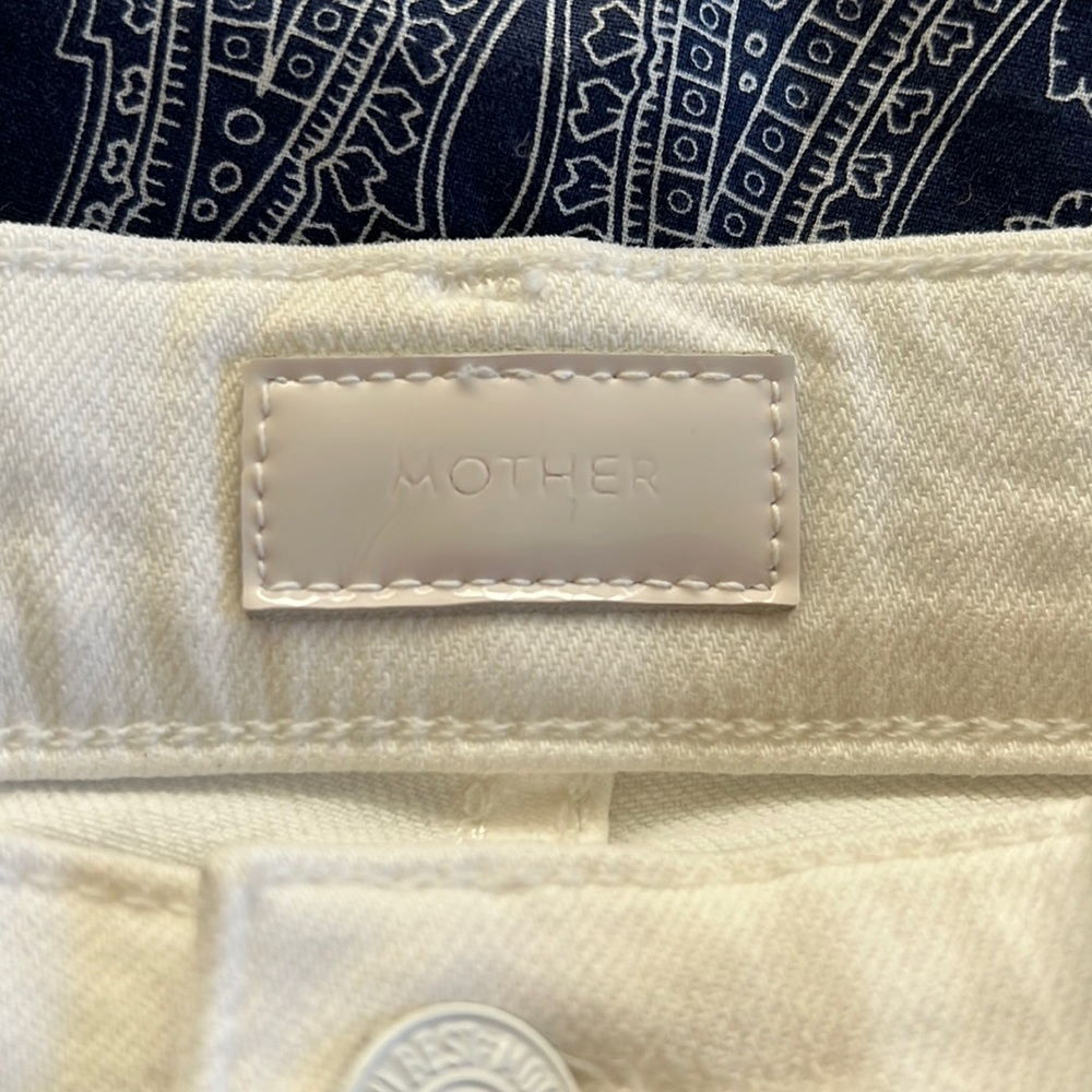 Mother Hustler ankle fray in fairest of them all wash